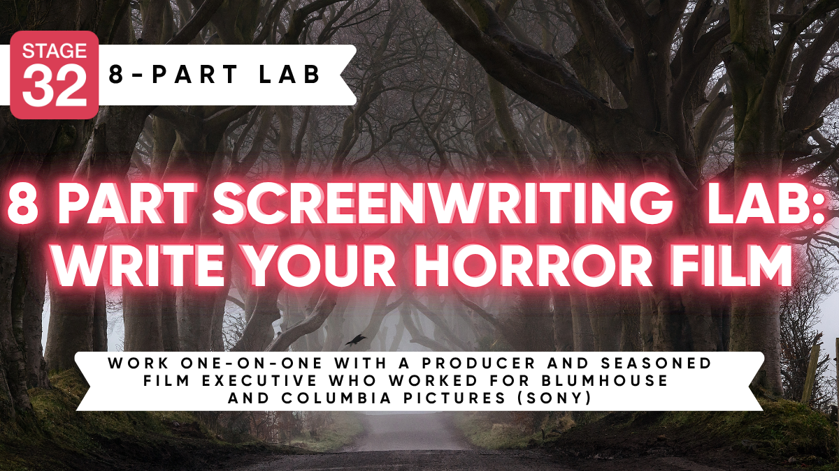 8 Part Screenwriting Lab: Write Your Horror Film (October 2026)
