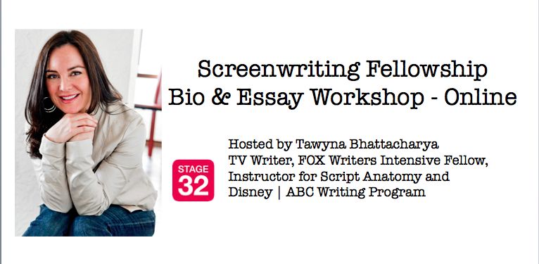 Screenwriting Fellowship Bio & Essay Workshop