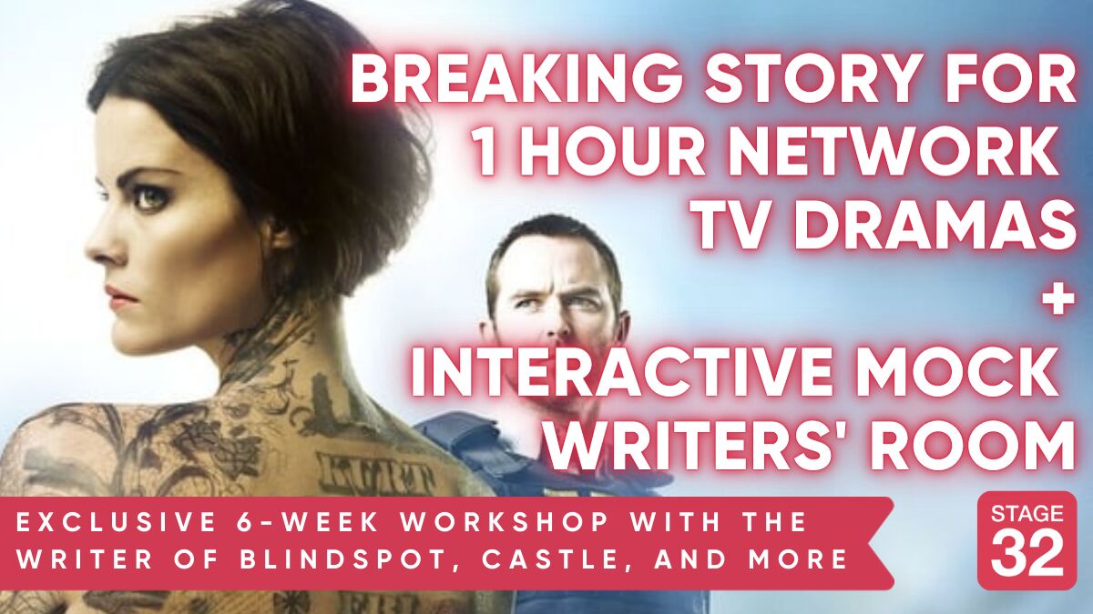 Breaking Story for 1 Hour Network Procedural TV Dramas + Interactive Mock Writers' Room