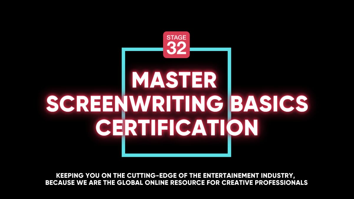 Master Screenwriting Basics Certification