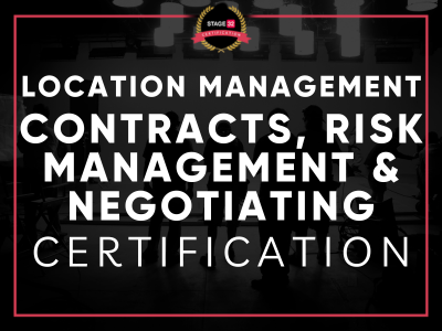 Location Management: Contracts, Risk Management & Negotiating