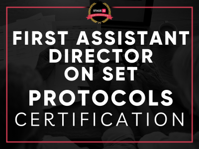 First Assistant Director On Set Protocols