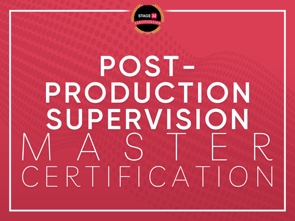 Post-Production Supervision Master Certification