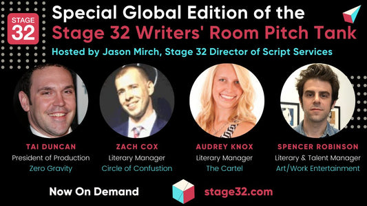 Special Global Edition of the Stage 32 Writers' Room Pitch Tank