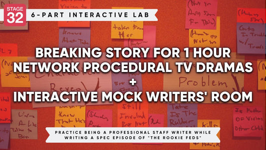 Breaking Story for 1 Hour Network Procedural TV Dramas + Interactive Mock Writers' Room (Feb 2023)