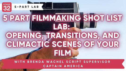 5 Part Filmmaking Shot List Lab: Opening, Transitions, and Climactic Scenes of Your Film